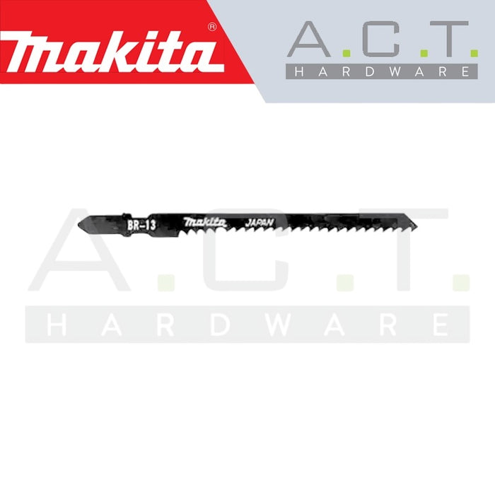 MAKITA JIG SAW BLADE, BAYONET TYPE, (FINISH/THICK WOOD/SPLINTER-FREE CUTS), NO: BR-13 (A-85793)