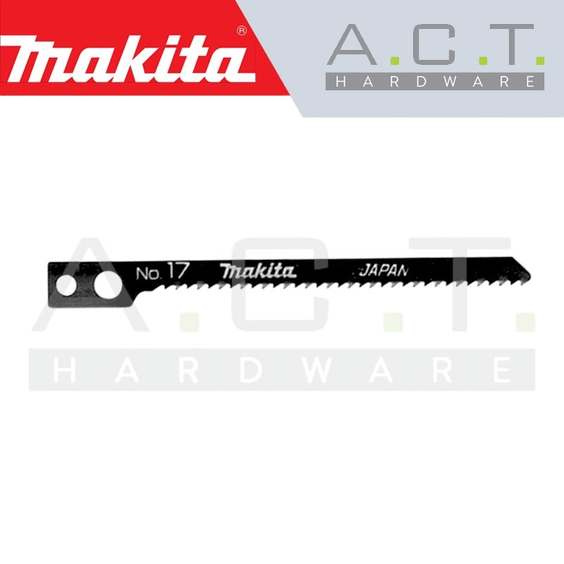 MAKITA JIG SAW BLADE, M TYPE, (HARDWOOD/DECORATIVE VENEERS/ SCROLL CUTTING), NO: 17 (A-85846) Secondary image