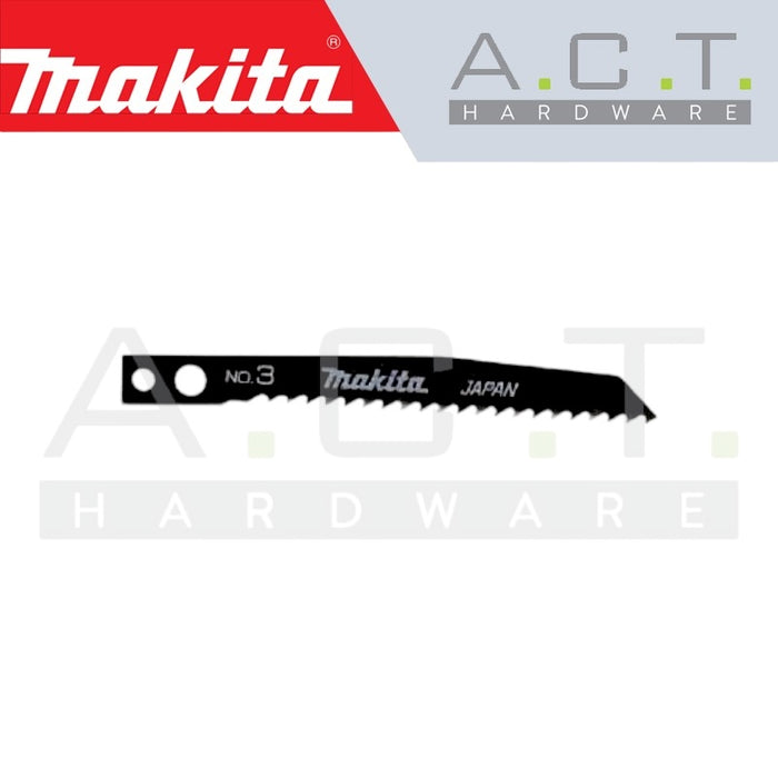 MAKITA JIG SAW BLADE, M TYPE, (WOOD/BASIC/GENERAL CUTTING), NO: 3 (5PCS) (A-85868)