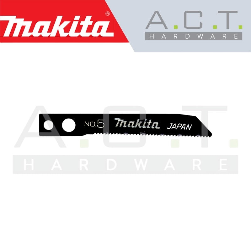 MAKITA JIG SAW BLADE, M TYPE, (METAL/BASIC/ MILD STEEL CUTS), NO.5 (A-85905)