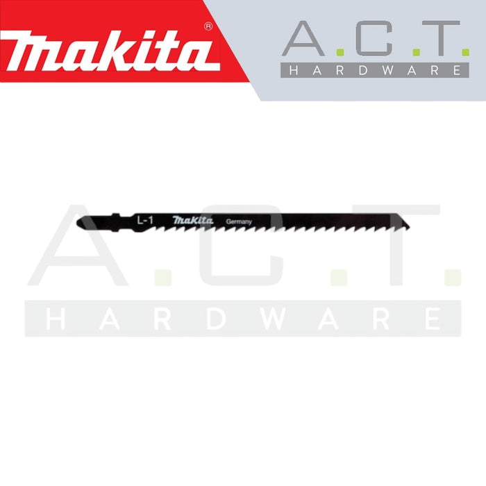 MAKITA JIG SAW BLADE, BAYONET TYPE, (FINISH/THICK WOOD/THICK PLASTIC/THICK CUTTING), NO: L-1 (A-86290)