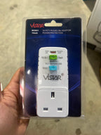 VISTAR SAFETY RCD(ELCB) ADAPTOR POWER PROTECTION RCD01-10MA