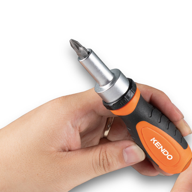 KENDO 35PC STUBBY MAGNETIC RATCHET TOOL SET - 20548 Secondary image