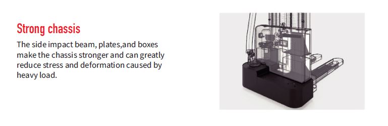AIKO 3M FULL ELECTRICAL SELF-PROPELLED 1.5 TON STACKER FOR OPEN PALLET | MODEL : PT-AIKO152-3