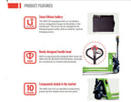 AIKO ELETRICAL PALLET TRUCK FULLY AUTO (GREEN) | MODEL : PT-AIKO153-E