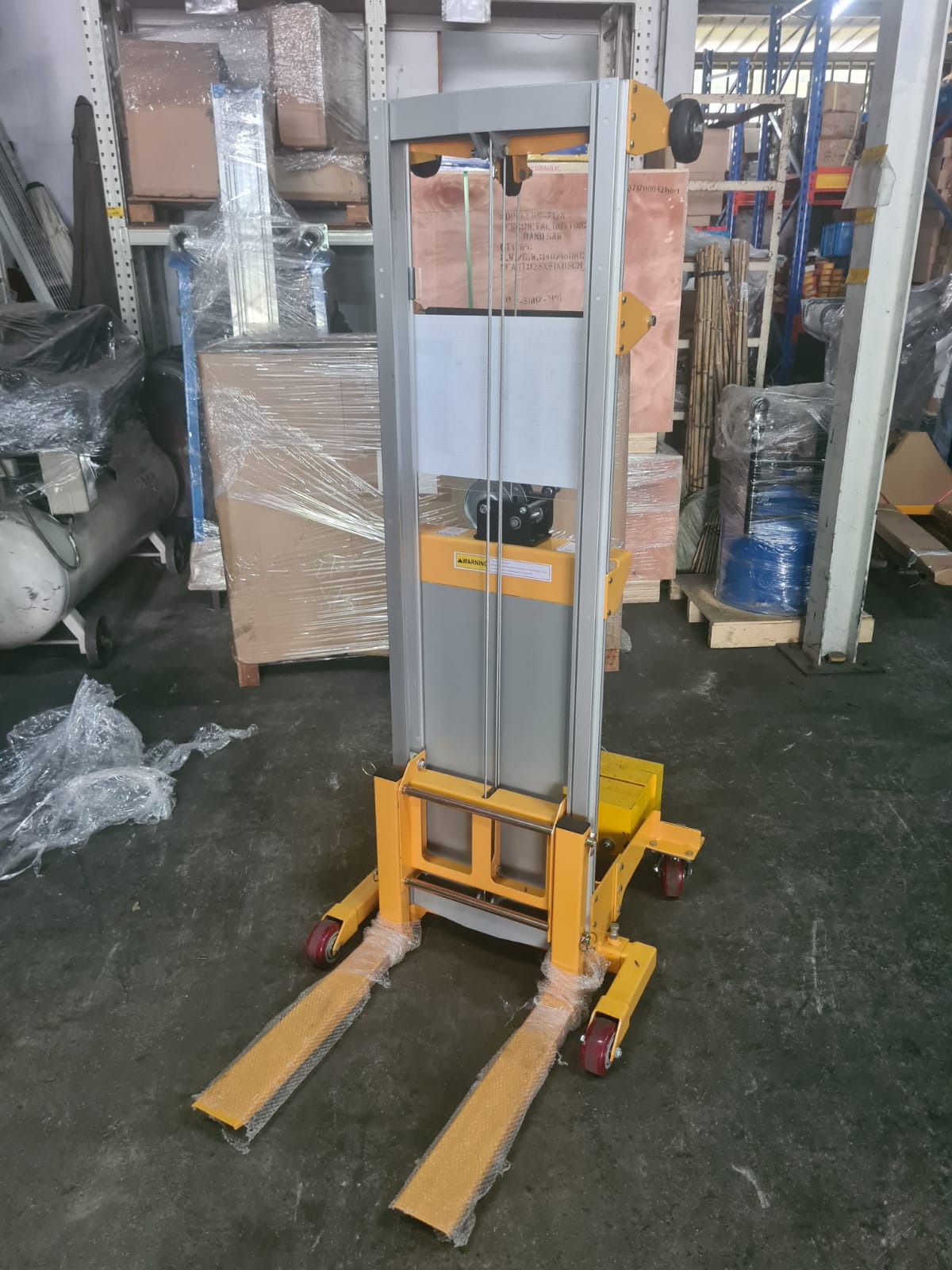 AIKO 181KG 2.5M-3M ALUMINUM HIGH LIFT STACKER WITH COUNTER WEIGHT | MODEL : PT-BC181