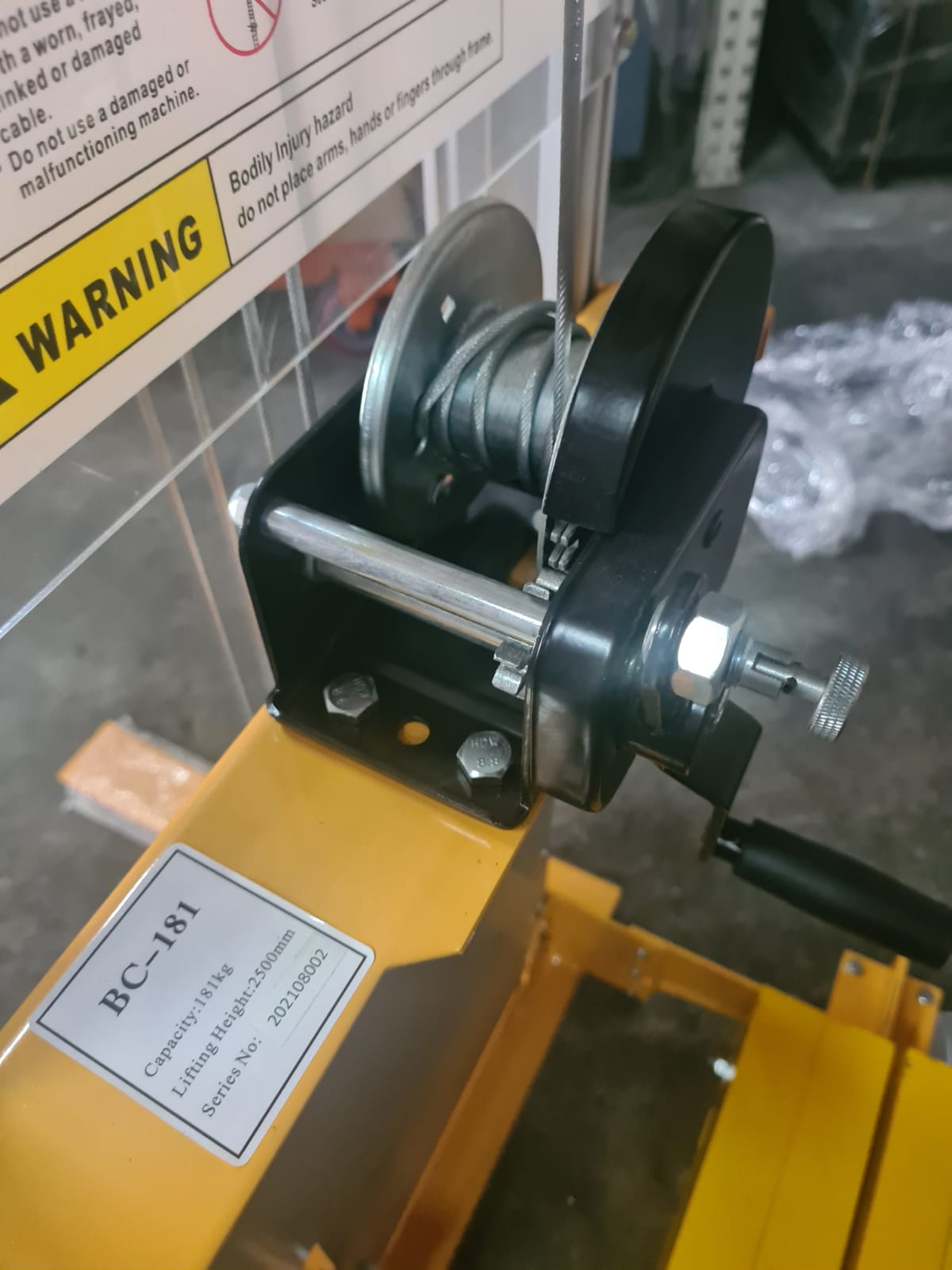 AIKO 181KG 2.5M-3M ALUMINUM HIGH LIFT STACKER WITH COUNTER WEIGHT | MODEL : PT-BC181