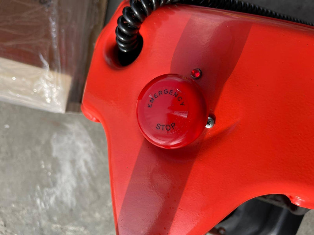 AIKO BATTERY PALLET TRUCK 2 T WIDE SEMI-ELECTRIC RED | MODEL : PT-BCD20J-B