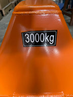 AIKO 3T 550*1150*85MM CBY SERIES DOUBLE NYLON YELLOW HAND PALLET TRUCK | MODEL: PT-CBY3N-550-2