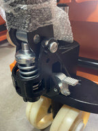 AIKO 3T 685*1220*85MM CBY SERIES DOUBLE NYLON PALLET TRUCK | MODEL : PT-CBY3N-685-2