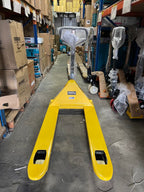 AIKO 3TON PALLET TRUCK 685*1220*85MM SINGLE NYLON YELLOW HAND | MODEL : PT-CBY3N-685