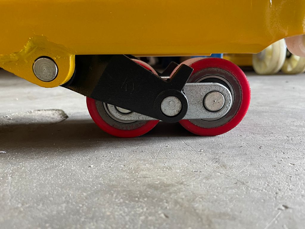 AIKO 3 TON PALLET TRUCK 550X1150X85MM DOUBLE PU YELLOW HAND | MODEL : PT-CBY3P-550-2
