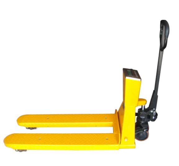 AIKO PALLET TRUCK 3T 685*1220*85MM WITH WEIGHING SCALE DOUBLE PU WHEEL W/O PRINTER | MODEL : PT-CBYCW3-685 Secondary image
