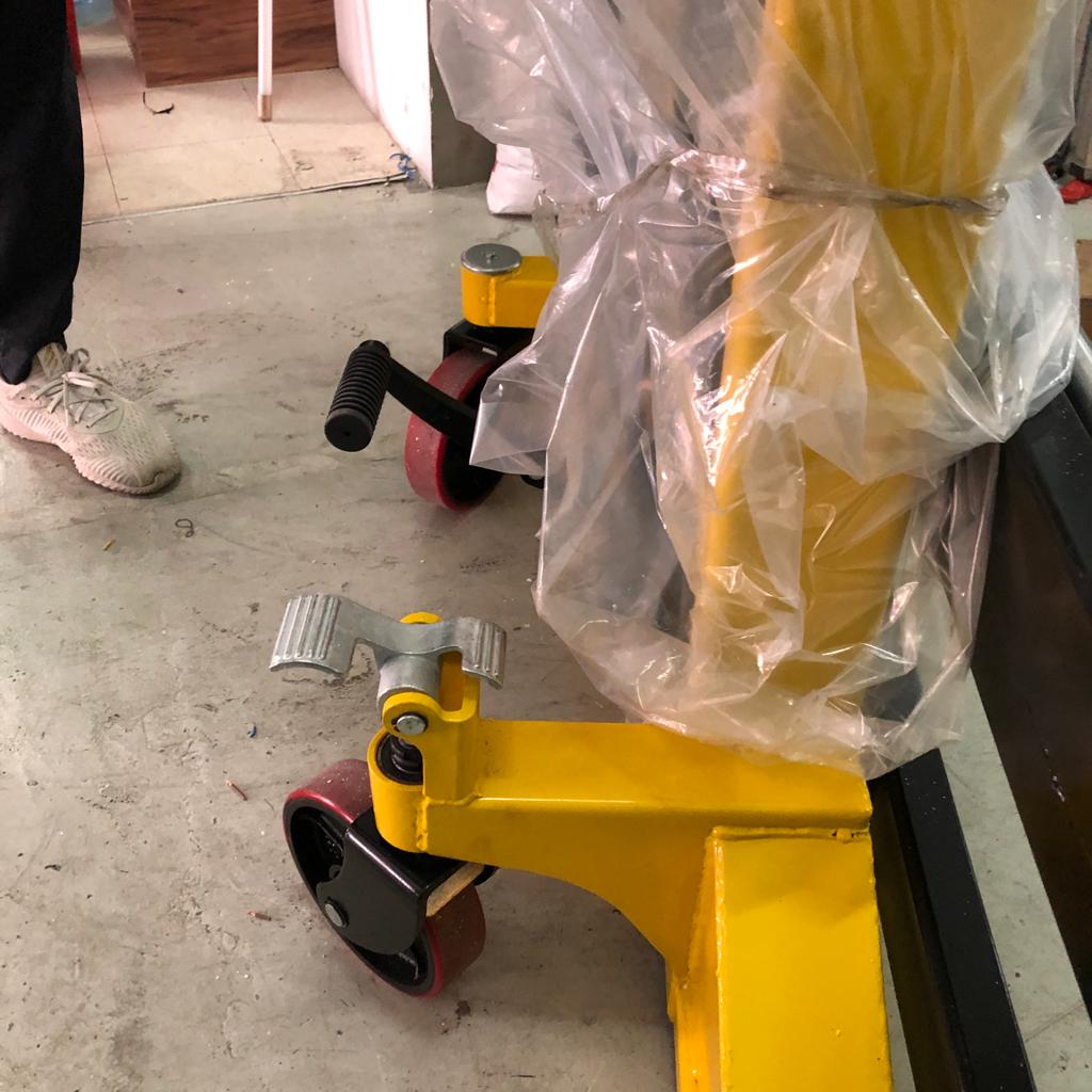AIKO WIDE LEGS MANUAL (HAND) STACKER NYLON WHEEL | MODEL : PT-CTY-EW1T/2M