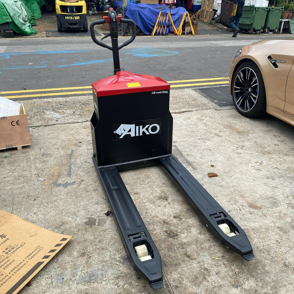 AIKO 3 TON ELECTRIC CONSTRUCTION PALLET TRUCK 685*1150MM DUAL-MODE SOFT START | MODEL: PT-HB-TYA30