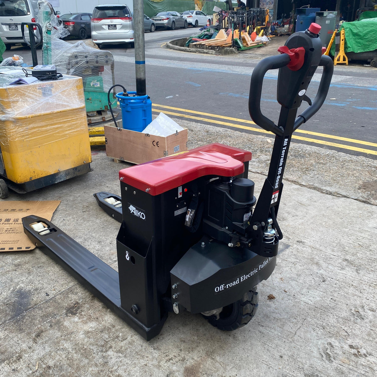AIKO 3 TON ELECTRIC CONSTRUCTION PALLET TRUCK 685*1150MM DUAL-MODE SOFT START | MODEL: PT-HB-TYA30