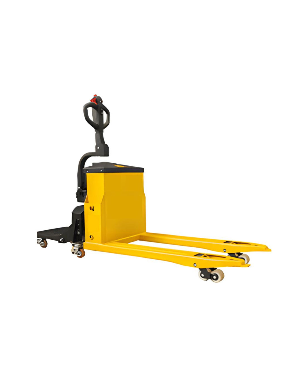 AIKO FULLY ELECTRIC CONSTRUCTION PALLET TRUCK 3TON 685*1150MM - OFF ROAD -BLACK WHEEL - STAND | MODEL: PT-HB-TYA30ST