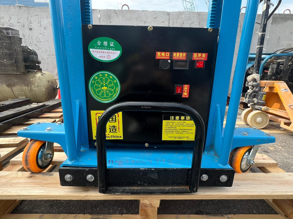 AIKO SEMI SELF LIFTING ELECTRIC STACKER DC 800KG 1.3M CAN UP LORRY | MODEL: PT-TB-1.1T/1.3M