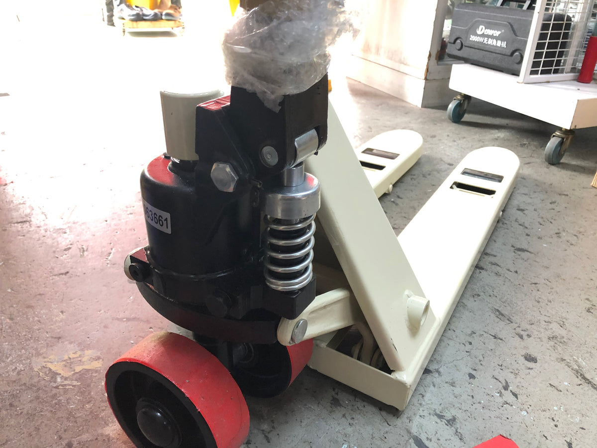 AIKO 1 TON PALLET TRUCK 380*800MM SINGLE NYLON | MODEL : PT-W1N-380
