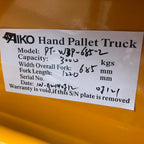 AIKO 3TON 540M X2000MM PALLET TRUCK DOUBLE PU WHEEL- LONG | MODEL : PT-W3P-54020-2
