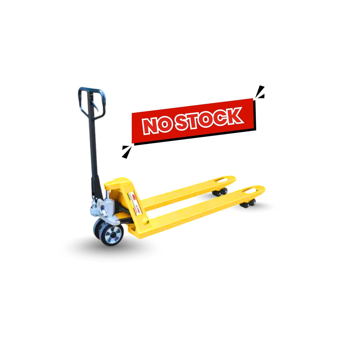 AIKO PALLET TRUCK 5 TON 660*1220 DOUBLE NYLON (FORK 85-200MM WHEEL 80*70MM) | MODEL : PT-W5N-660 Main image