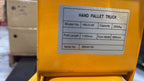AIKO PALLET TRUCK 2TON 685*1150MM WITH WEIGHING SCALE DOUBLE PU WHEEL W/O PRINTER #WRZ-ES | MODEL: PT-WCW2-685