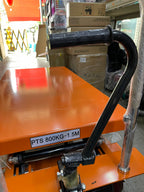 AIKO 800KG , 1500MM HYDRAULIC SCISSOR TABLE LIFT TRUCK | MODEL : PT-WP800-1.5M