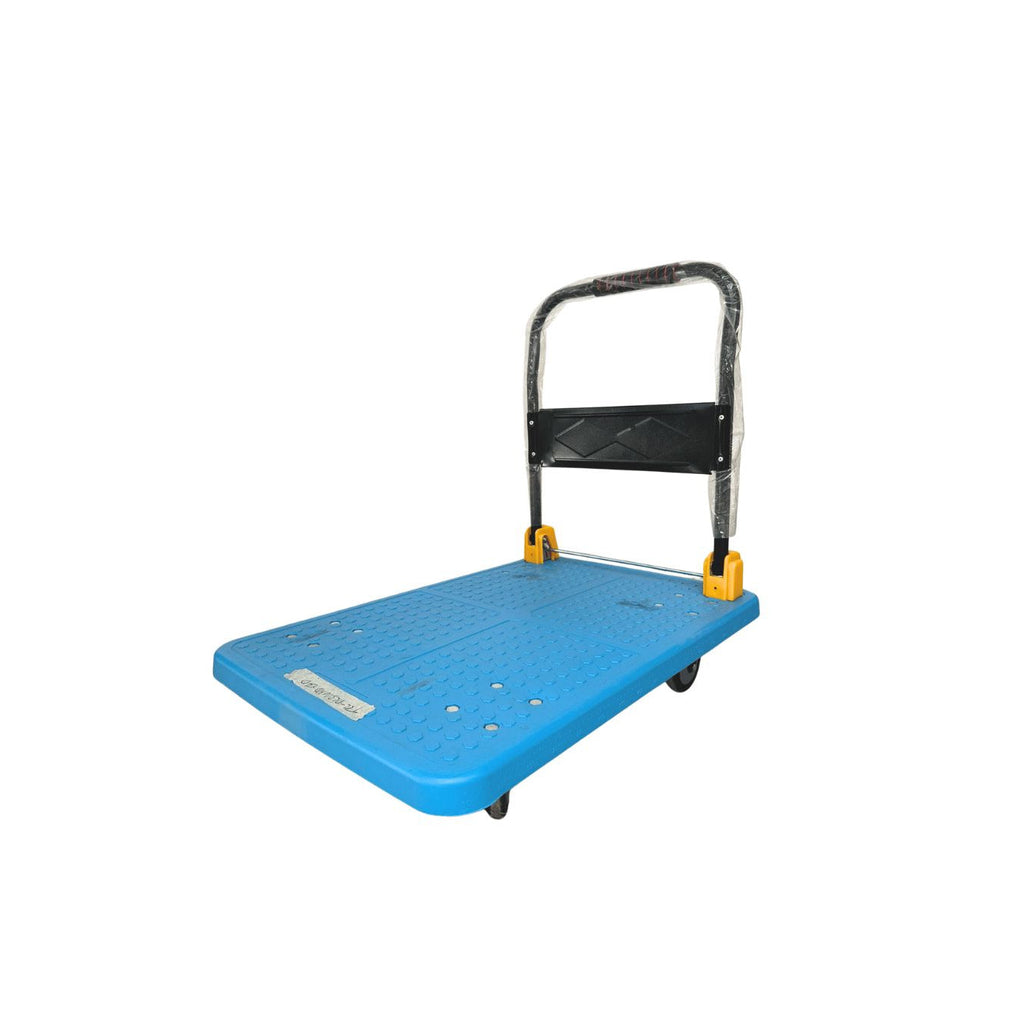 AIKO H/D PVC TROLLEY 60*90CM (BLUE) WITH STEEL SUPPORT | MODEL: TRL-DL300HD-QD