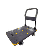 AIKO SUPER HEAVY DUTY PVC TROLLEY 500KG (GREY) #2859980 WITH STEEL SUPPORT | MODEL: TRL-DL600HD