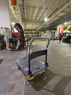 AIKO SUPER HEAVY DUTY PVC TROLLEY 500KG (GREY) #2859980 WITH STEEL SUPPORT | MODEL: TRL-DL600HD
