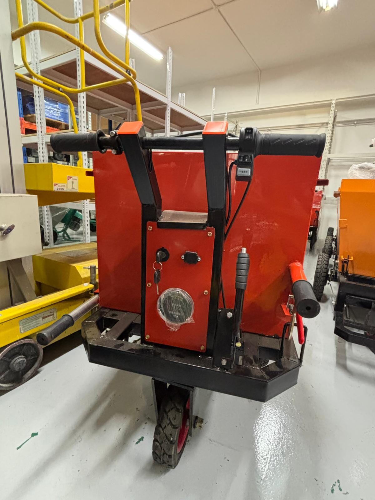 AIKO BATTERY MINI DUMPER (YELLOW) SLANT SHAPE HOPPER (500KG) | MODEL: TRL-E-DUMPER-SLT Secondary image