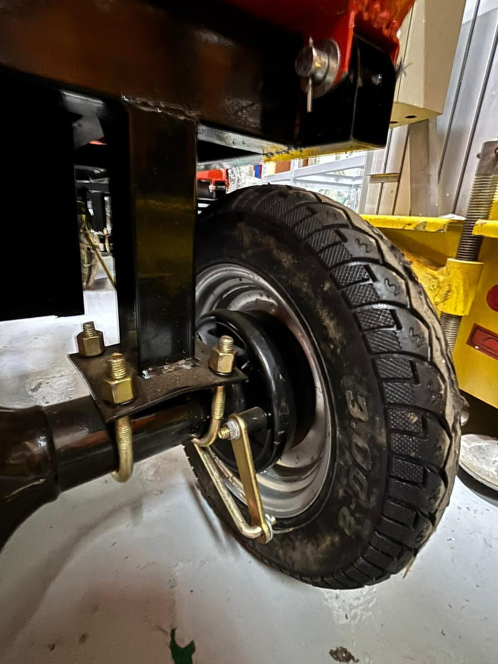 AIKO BATTERY MINI DUMPER (YELLOW) SLANT SHAPE HOPPER (500KG) | MODEL: TRL-E-DUMPER-SLT