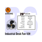 AIRKING INDUSTRIAL DESK FAN 20"