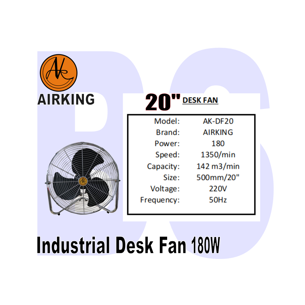 AIRKING INDUSTRIAL DESK FAN 20"