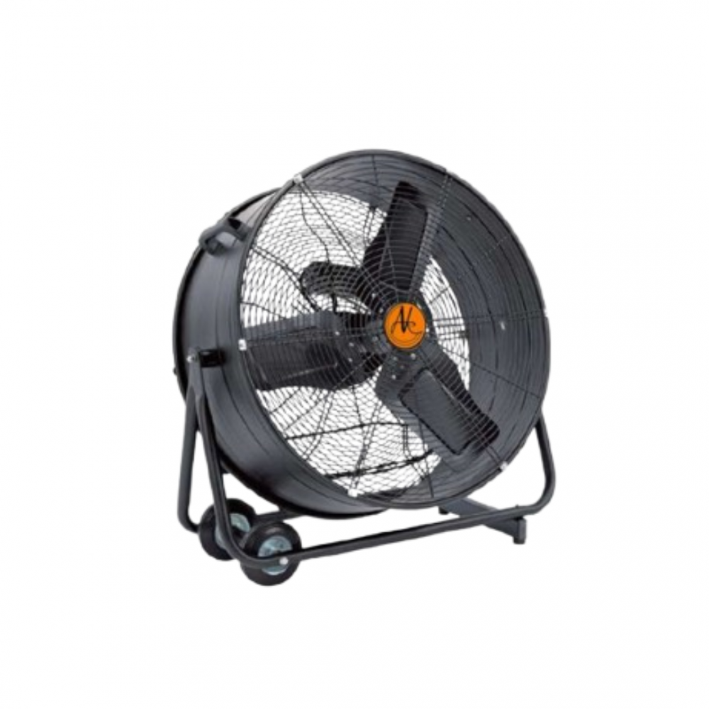 AIRKING 24" 110V HIGH VELOCITY DRUM AIR CIRCULATOR FAN C/W WHEELS Secondary image