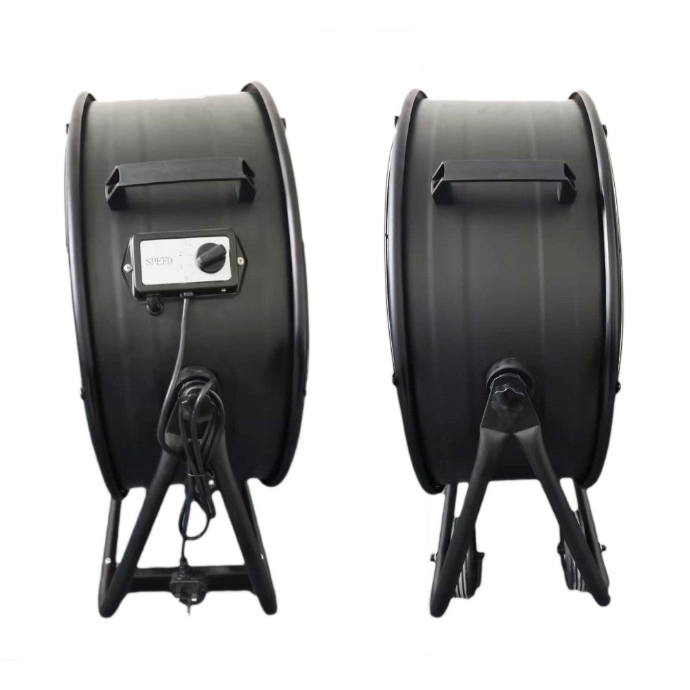 AIRKING 24" 110V HIGH VELOCITY DRUM AIR CIRCULATOR FAN C/W WHEELS