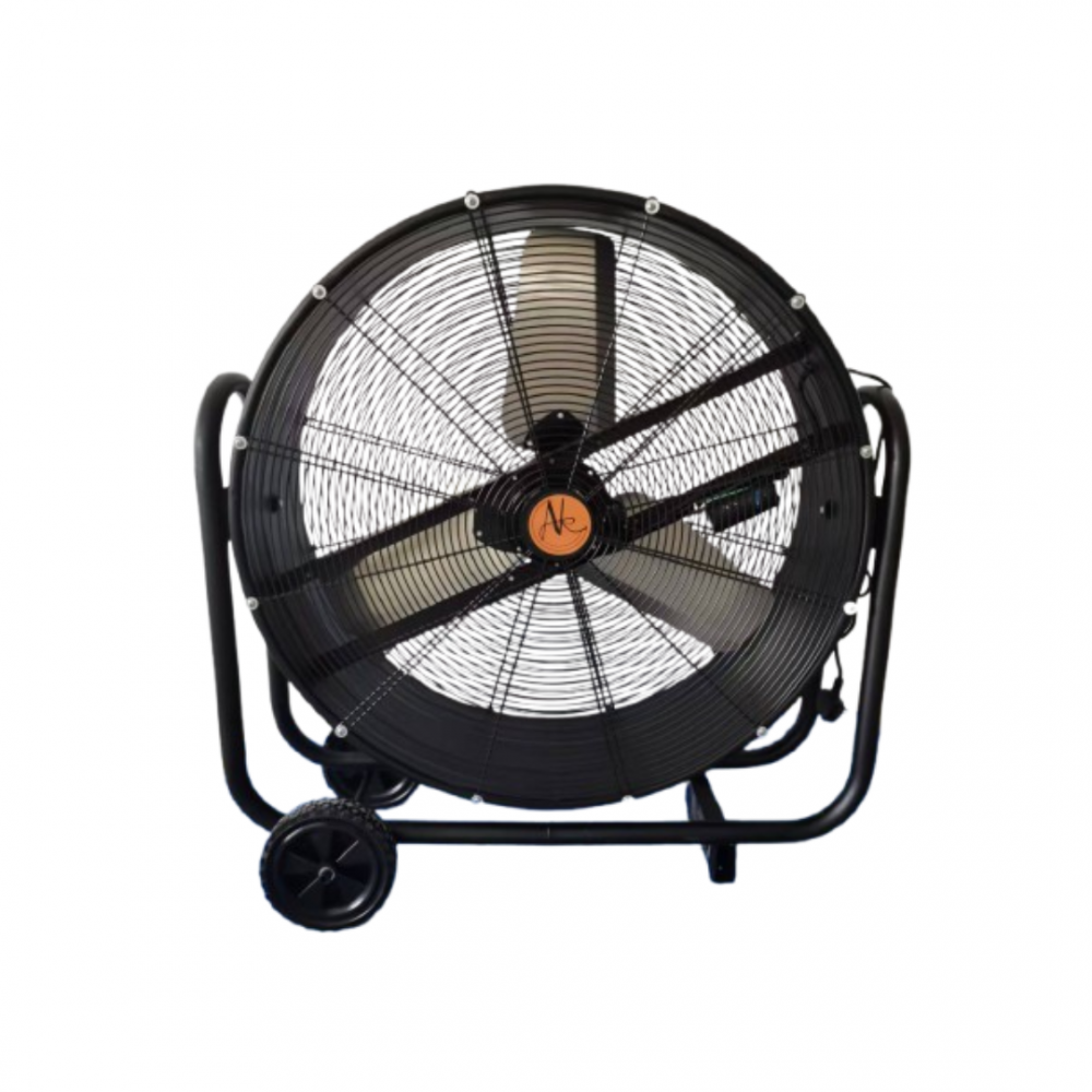 AIRKING 30" 220V HIGH VELOCITY DRUM AIR CIRCULATOR FAN C/W WHEELS