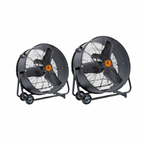 AIRKING 30" 220V HIGH VELOCITY DRUM AIR CIRCULATOR FAN C/W WHEELS
