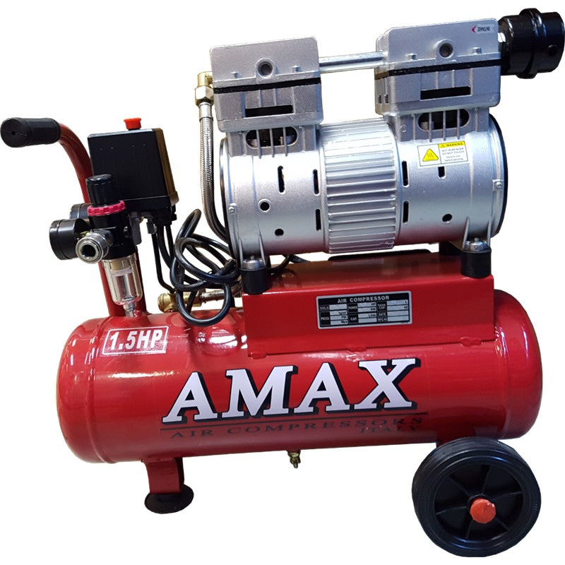 AMAX Hobbyist Oil-Free Air Compressor, 1.5HP, 10L - HDW-1002 Main image