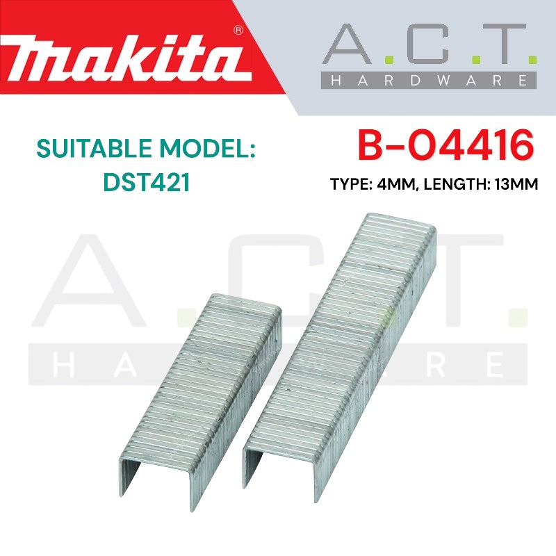 MAKITA CROWN STAPLE, (4MM & 10MM)