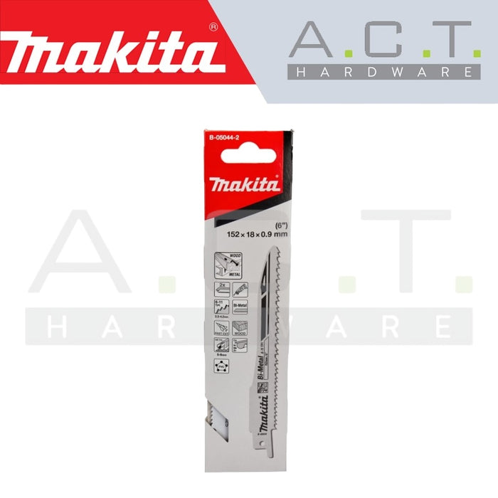 MAKITA RECIPRO SAW BLADE, (EXPRESS/BI-METAL/ FAST CUTS FOR NON FERROUS METAL), B-05044