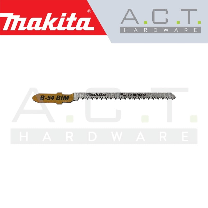 MAKITA JIG SAW BLADE, BAYONET TYPE, (HARDWOOD/HARD PLASTIC/SPLINTER-FREE CUTS), NO: B-54 (B-10986)
