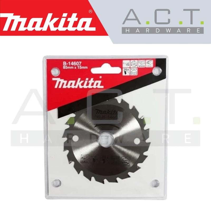 MAKITA CUTTING BLADE FOR WOOD & PLUNGE CUT CIRCULAR SAW (SIZE: 85 - 180MM)