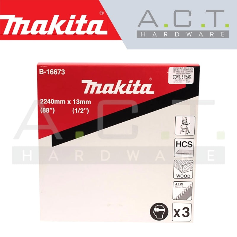 MAKITA RECIPRO SAW BLADE, (WOOD/ UNIVERSAL/ CARBON STEEL BAND SAW CUTS), B-16673 Main image