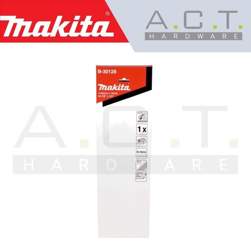 MAKITA RECIPRO SAW BLADE, (HARD STEEL/ CAST IRON/ BI-METAL BAND SAW CUTS), B-30128 Main image