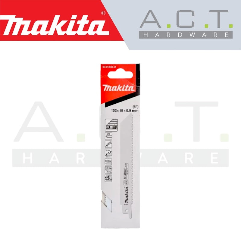 MAKITA RECIPRO SAW BLADE, (WOOD/ METAL & PALLET WITH NAILS CUTS), B-31843 Main image