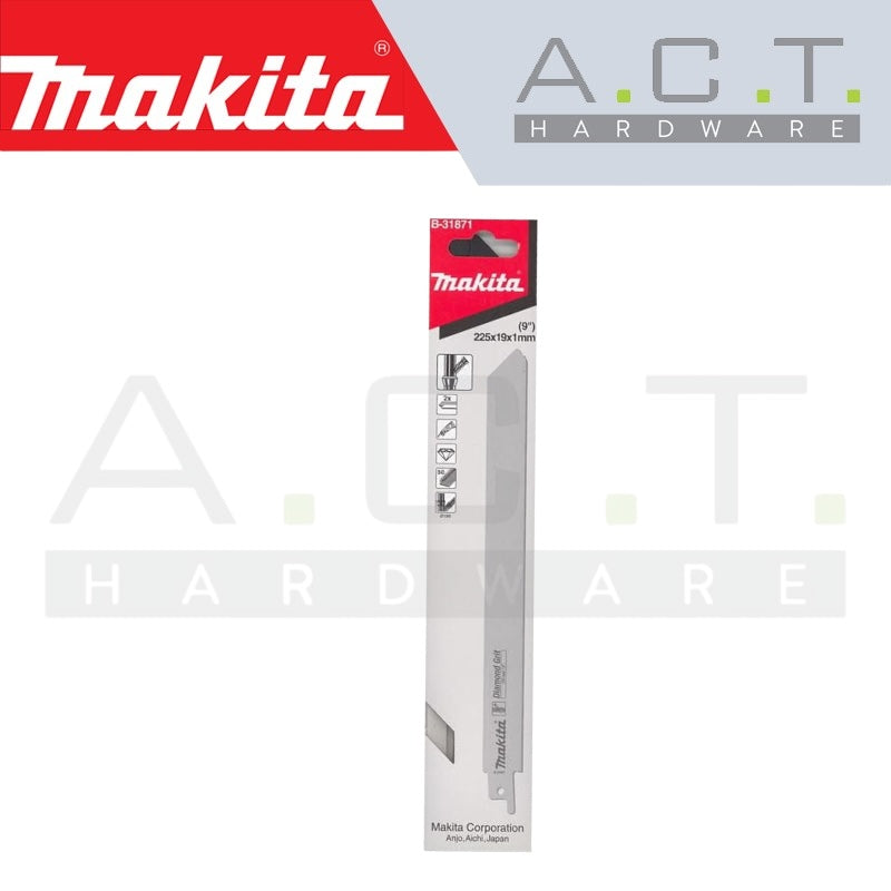 MAKITA RECIPRO SAW BLADE, (FOR SPECIAL PURPOSE/ STEEL/ MASONRY & EPOXY CUTS), B-31871 Main image