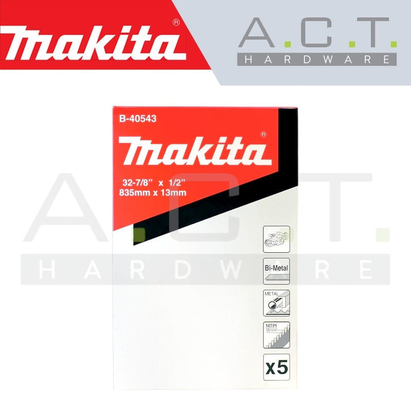 MAKITA RECIPRO SAW BLADE, (STAINLESS STEEL/ CAST IRON/ BAND SAW CUTS), B-40543 Main image