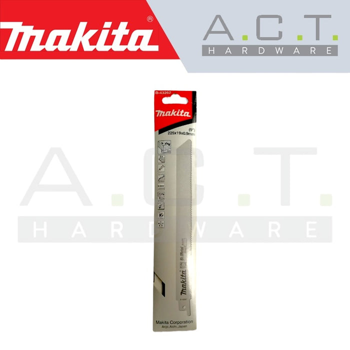 MAKITA RECIPRO SAW BLADE, (WOOD/ METAL/ ALUMINIUM CUTS), B-43262