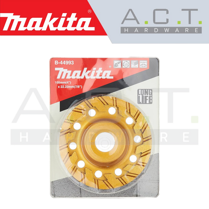 MAKITA OFFSET DIAMOND WHEEL 105MM FINE WORK (TURBO TYPE), B-44993